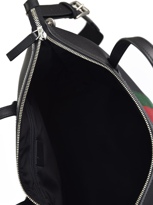 Gucci Men's Black Tote Bag Technocanvas Zipper Mod. 619751 KWT7N 1060 