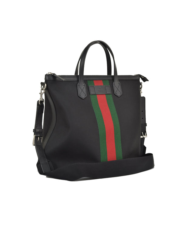 Gucci Borsello Tote Nero Uomo Technocanvas Cerniera Mod. 619751 KWT7N 1060