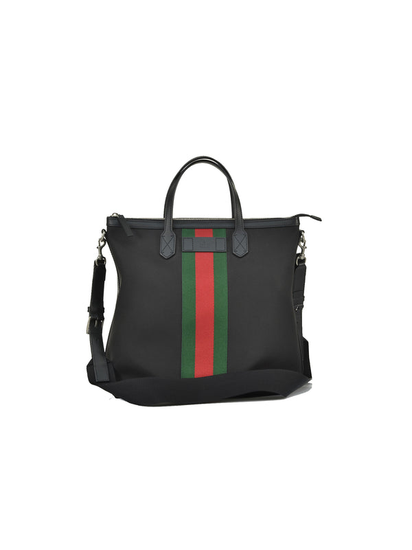 Gucci Borsello Tote Nero Uomo Technocanvas Cerniera Mod. 619751 KWT7N 1060