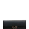 Gucci Wallet Black Women Leather Dollar Calf Logo Mod. 615524 CAO0G 001 1000 