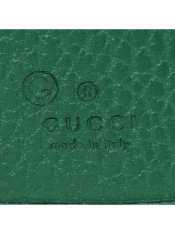 Gucci Portafogli Nero e Verde Uomo Pelle Dollar Calf Mod. 610467 CAO2N 1080