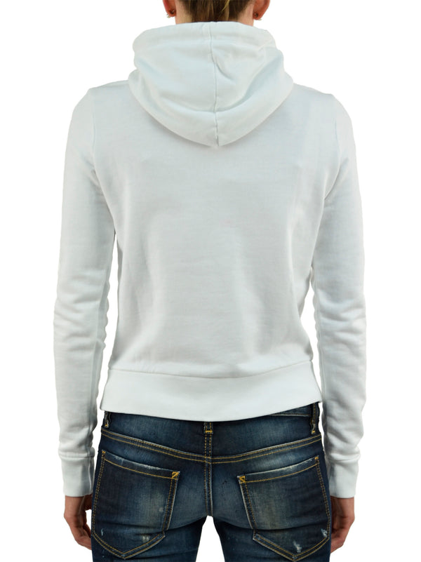 Dsquared2 White Women's Cotton Hoodie Mod. S75GP0261S25034010