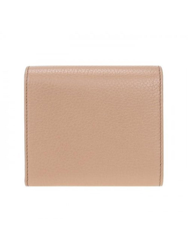 Gucci Soho Beige Women's Wallet Logo Leather Cellarius Mod. 598207 A7M0G 2754 