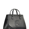 Gucci Soho Handbag Black Woman Leather Dollar Calf Mod. 607721 CAO0G 1000