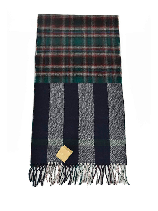 Burberry scarf navy best sale