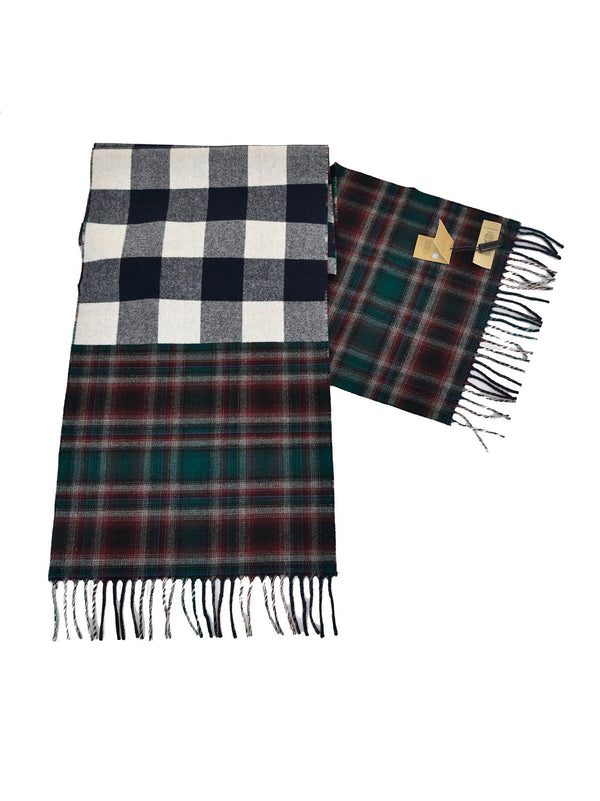 Burberry Scarf 168 x 30 Unisex Blue Wool Mod. 4060114 1 