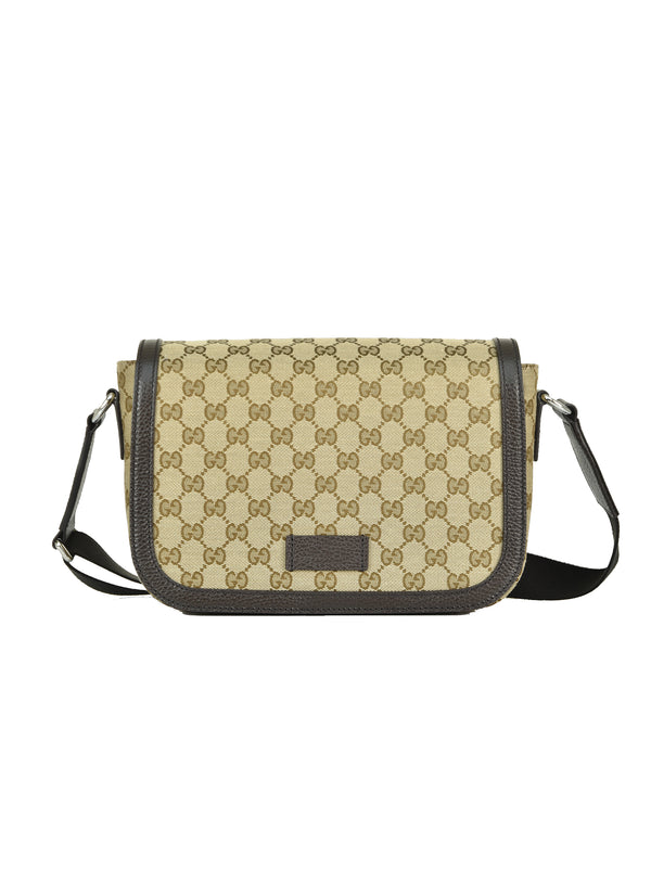 Gucci Beige Men's Messenger Bag Original GG Fabric Mod. 449172 KY9KN 9886 