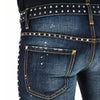 Dsquared2 Slim Cropped Jean Blu Donna Cotone Cerniera Mod.S75LA0314S30295089