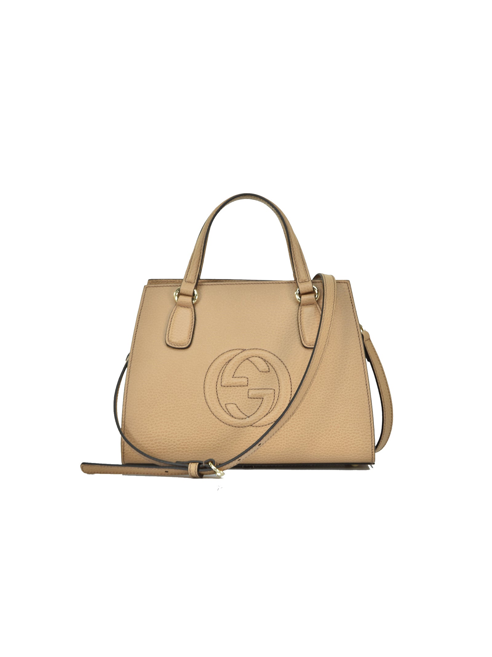 Gucci Soho Beige Women s Handbag Leather Dollar Calf Mod. 607722 CAO0G Yayo