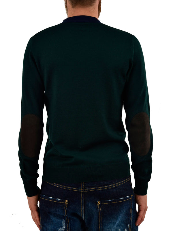 Dsquared2 Pullover Verde Uomo Lana Mod.S71HA0495S14587650