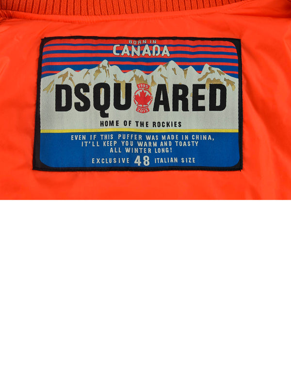 Dsquared2 Giubbotto Piumino Arancione Uomo Poliammide Mod.S71BN0540S43305186