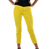 Dsquared2 Pat Jean Yellow Women Cotton Buttons Mod.S75LA0417S39781015