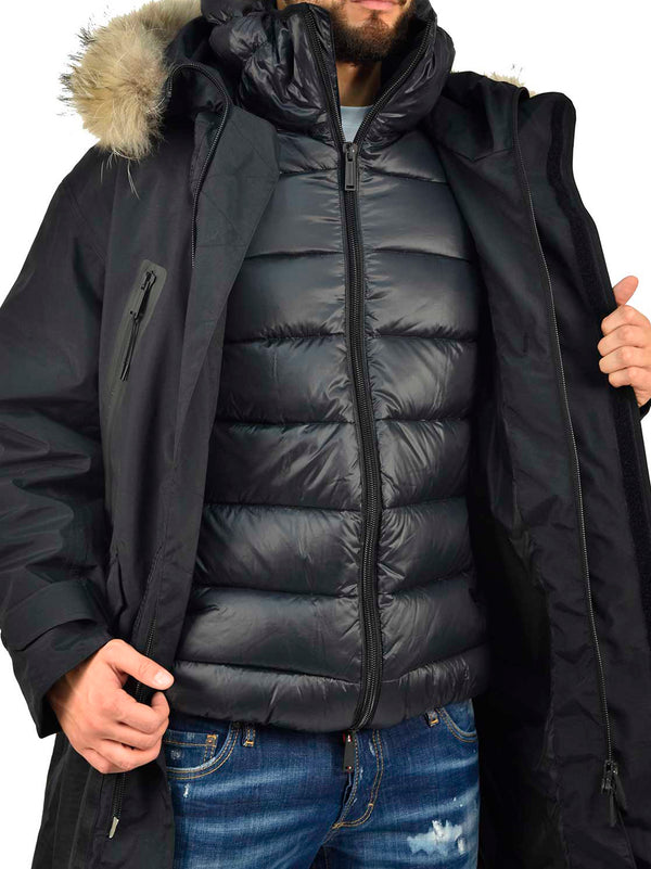 Dsquared2 Giubbotto Parka Nero Uomo Mod. S71AA0287 S48272 900