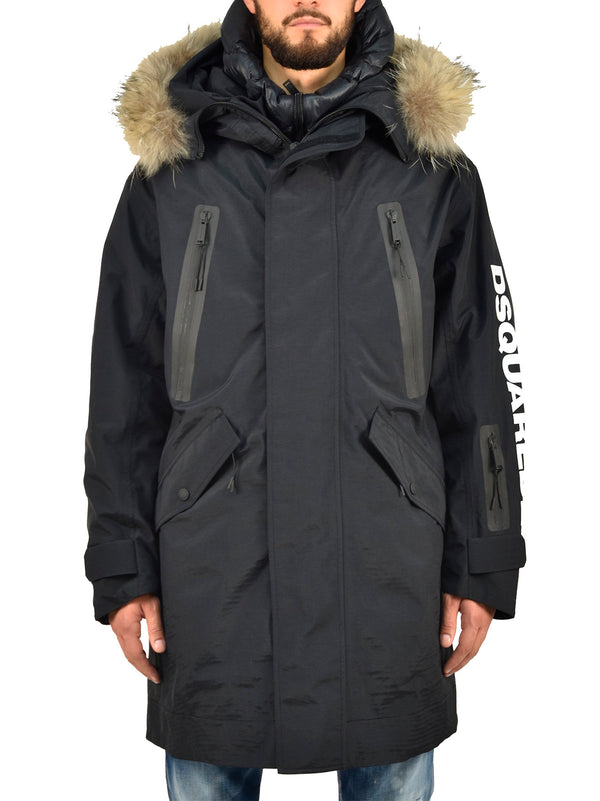 Dsquared2 Giubbotto Parka Nero Uomo Mod. S71AA0287 S48272 900