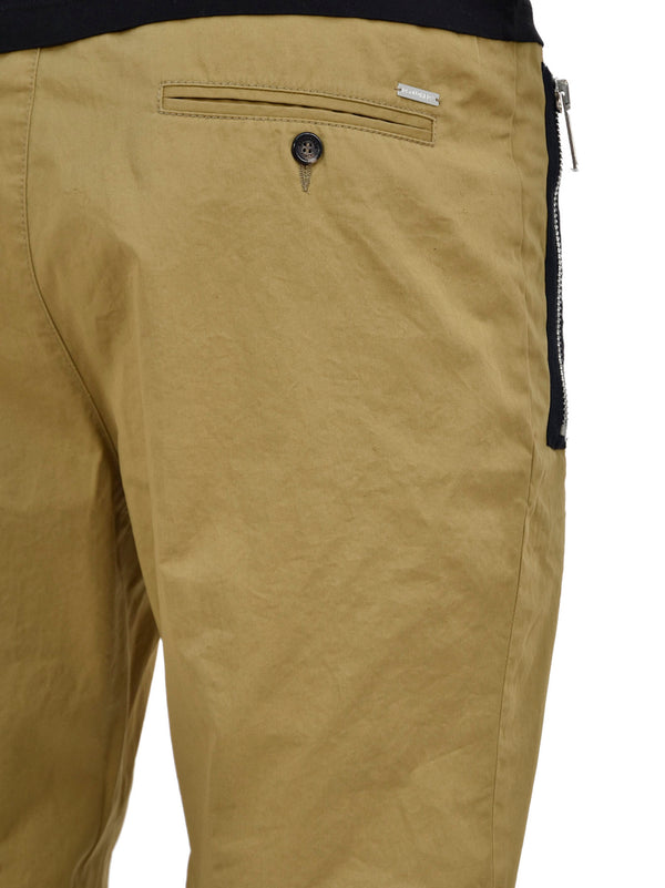 Dsquared2 Beige Men's Cotton Drawstring Trousers Mod.S71KA0957S41796111