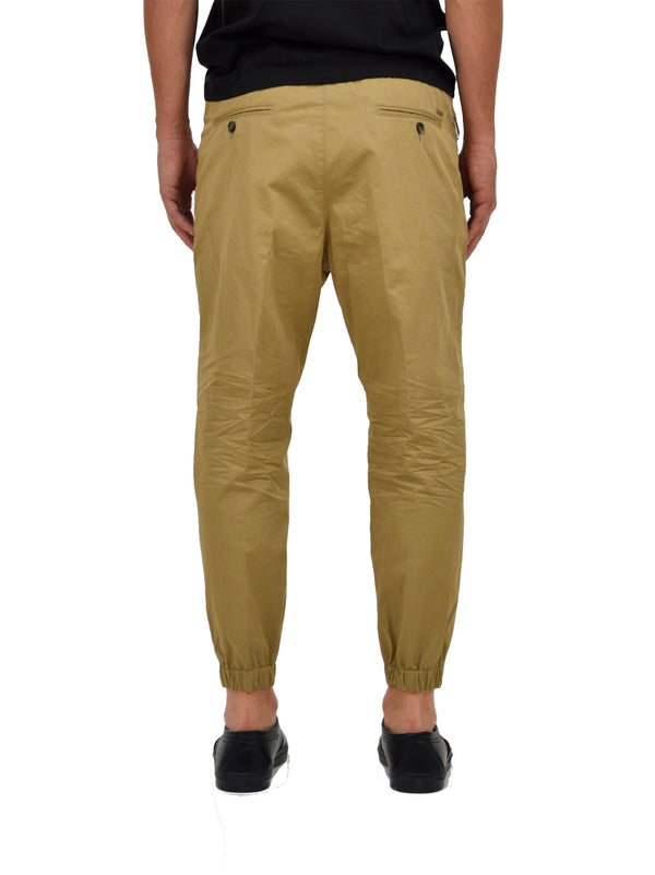 Dsquared2 Beige Men's Cotton Drawstring Trousers Mod.S71KA0957S41796111