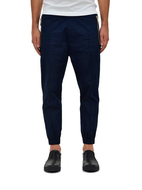 Dsquared2 Pantalone Blu Uomo Cotone Coulisse Mod.S71KA0957S41796524