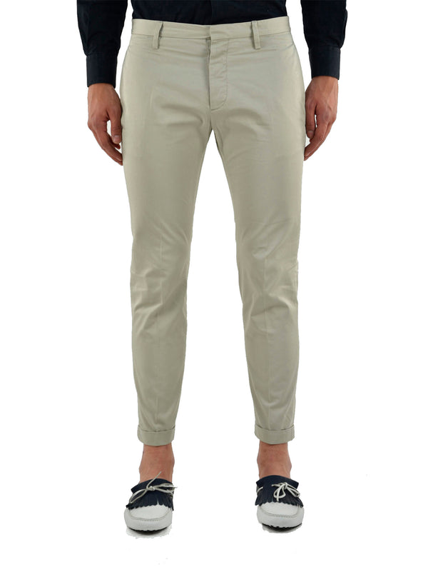 Dsquared2 Beige Men's Trousers Cotton Buttons Mod.S74KA0618S41796800