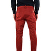 Dsquared2 Pantalone Rosso Uomo Cotone Bottoni Mod.S74KA0618S41796309