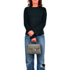 Gucci Borsa Interlocking a Mano Grigia Donna Logo Pelle Dollar Calf Mod. 510302 CAO0G 1226