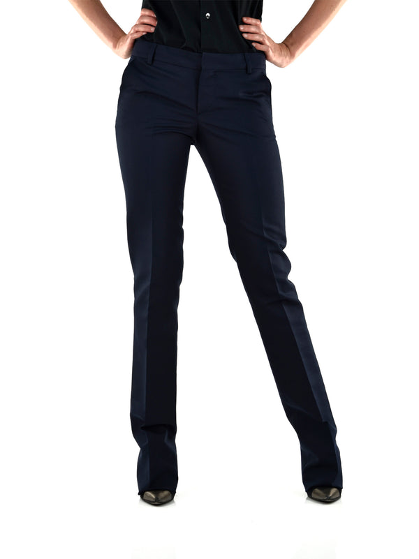 Dsquared2 Pantalone Blu Donna Cotone Bottoni Mod.S75KA0290S36606080