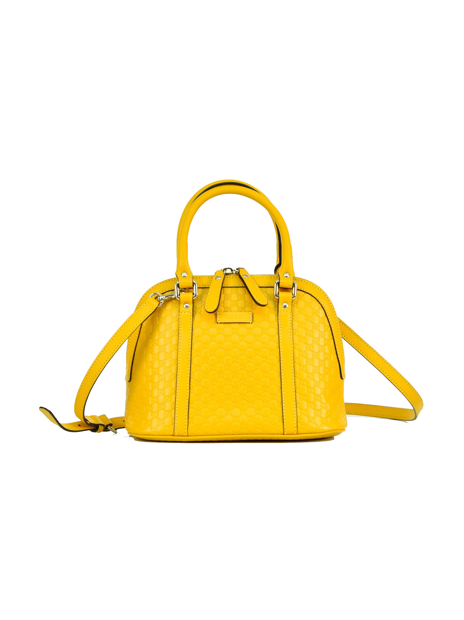 Gucci Yellow Women s Handbag Leather Microguccissima Mod. 449654 BMJ1G Yayo