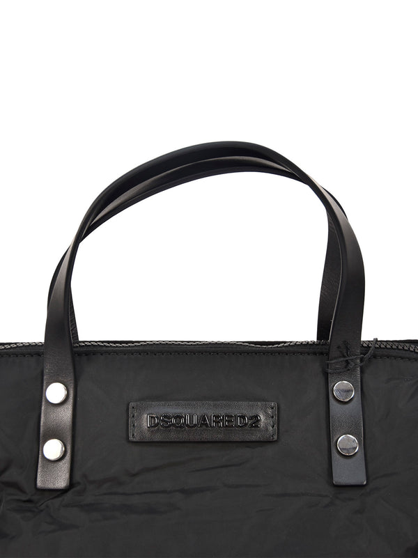 Dsquared2 Shopping Bag Nera Uomo Tessuto Mod.W16SP1004117M084