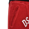 Dsquared2 Pantalone di Tuta Rosso Uomo Cotone Stampa Mod. S74KB0177S25030305