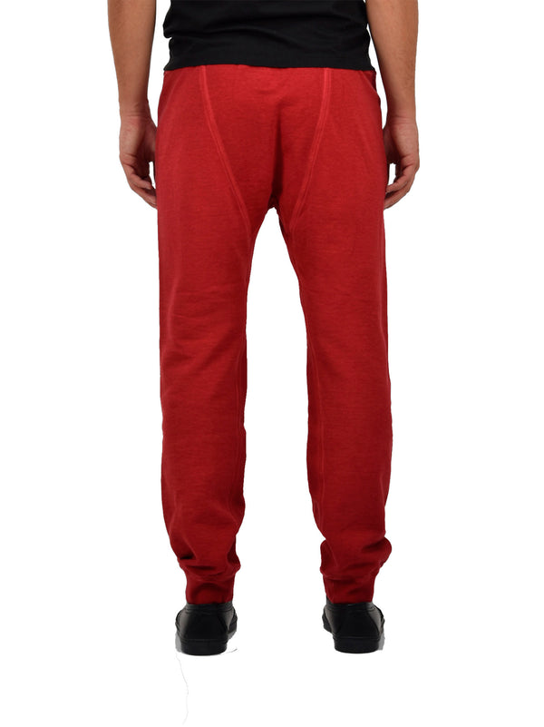 Dsquared2 Pantalone di Tuta Rosso Uomo Cotone Stampa Mod. S74KB0177S25030305