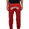 Dsquared2 Pantalone di Tuta Rosso Uomo Cotone Stampa Mod. S74KB0177S25030305