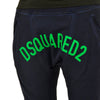 Dsquared2 Men's Blue Tracksuit Pants Cotton Print Mod. S74KB0177S25030477