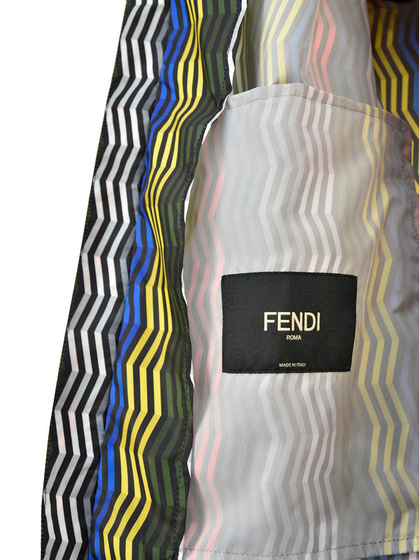 Fendi Raincoat Trench Rainbow Man Polyester Mod.FW0832S08F0ZA0