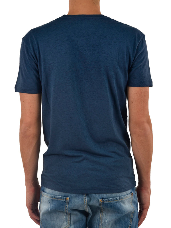 Dsquared2 Men's Blue T-Shirt Logo Mod.S74GC0842S20696477