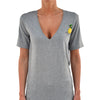 Dsquared2 Long Gray T-Shirt Women Cotton Logo Mod.S72HA0369S14270091