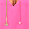 Dsquared2 Pink T-Shirt Women's Silk Chain Pendants Mod.S72NC0403S39499053