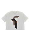 Neil Barrett T-shirt Bianca Uomo Cotone Stampa Gommata Mod.BJT182GE576S03