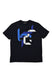 Neil Barrett T-shirt Blu Uomo Cotone Stampa Gommata Mod.BJT182VE577S466