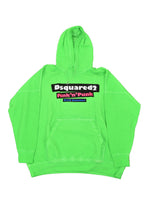 Dsquared2 Felpa Oversized Verde Uomo Cotone Logo Mod. S74GU0291 S25030 910