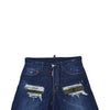 Dsquared2 Shorts di Jeans Blu Uomo Cotone Bottoni Mod.S74MU0463230342470