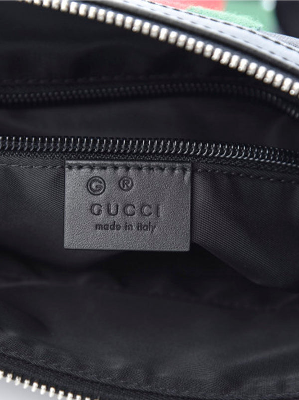 Gucci Borsello Messenger Nero Uomo Technocanvas Cerniera Mod. 631195 KWT7N