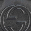 Gucci Soho Handbag Black Women Logo Leather Cellarius Mod. 536196 A7M0G 1000 