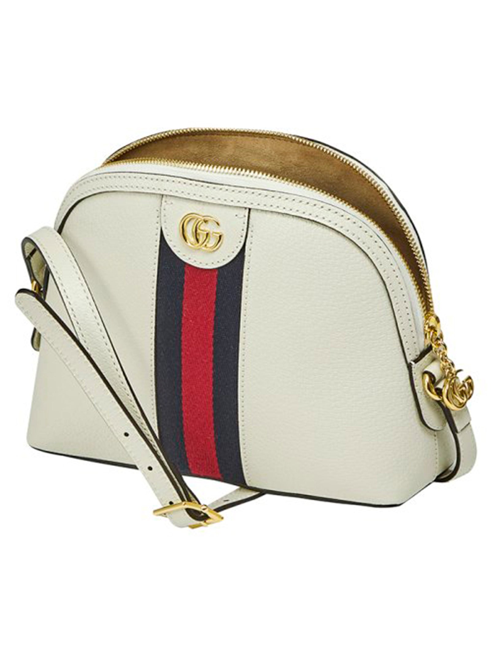 Gucci White Ophidia Leather and Sherry Handbag Mod. 719881 DJ2DG 8454 Yayo