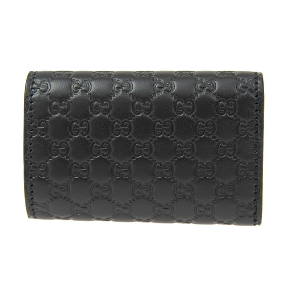 Gucci Keyring Black Men's Leather Microguccissima Mod. 150402 BMJ1G 1000 