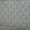 Gucci Unisex Gray Shawl with Logo Wool and Silk Mod. 165903 3G646 1400 