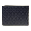 Gucci Blue Trifold Wallet for Men Leather Microguccissima Mod. 217044 BMJ1N 4009 