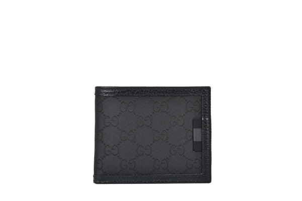 Gucci Bifold Wallet Black Men GG Canvas Fabric Mod. 260987 G1XWN 8615 