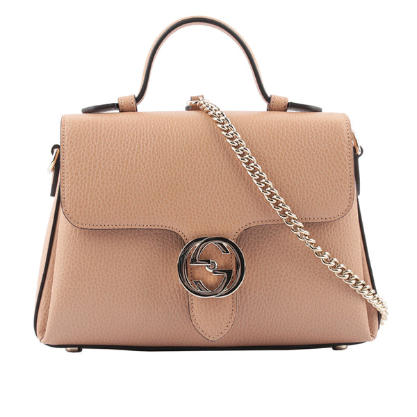 Gucci Beige Women's Handbag Logo Leather Dollar Calf Mod. 510302 CAO0G 2754 