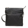 Gucci Men's Black Messenger Bag GG Canvas Fabric and Leather Mod. 510342 K28BN 1000 