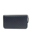 Gucci Blue Wallet Men's Leather Microguccissima Zipper Mod. 544473 BMJ1N 4009 