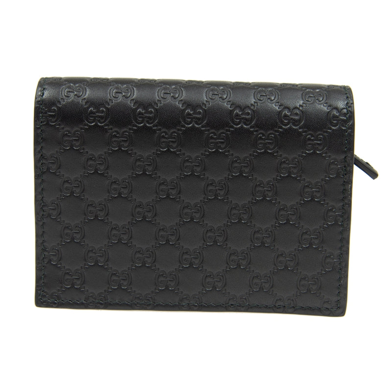 Gucci Wallet Black Men's Leather Microguccissima Soft Mod. 544474 BMJ1N 1000 